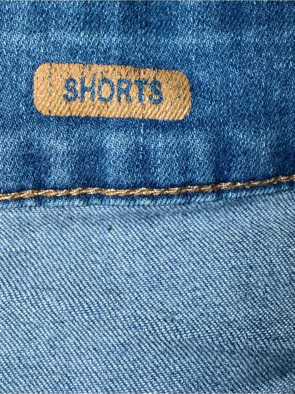 Women's size 16‎ shorts Blue Denim Rolled-Hem Shorts
